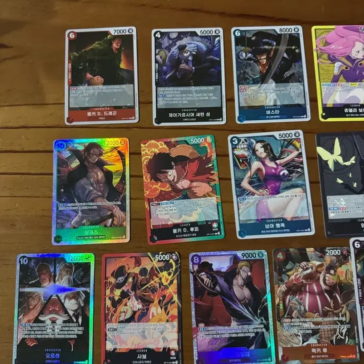 [BUNJANG] One Piece Inherited Will Bundle Set Cards / (일괄) 원피스 계승되는 의지 카드 팝니다