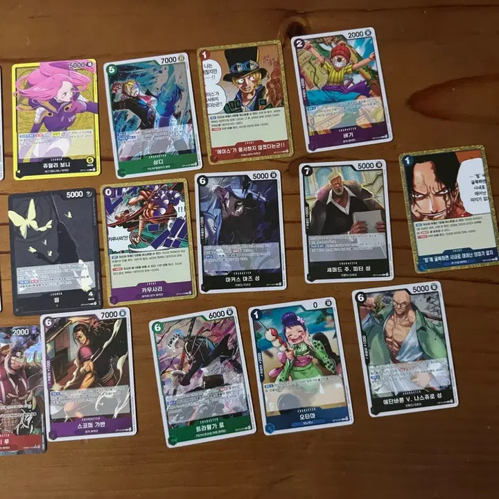 [BUNJANG] One Piece Inherited Will Bundle Set Cards / (일괄) 원피스 계승되는 의지 카드 팝니다
