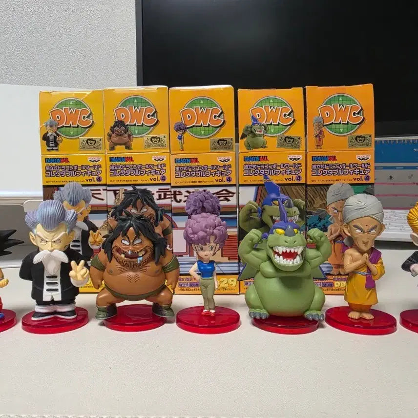 [BUNJANG] Dragon Ball World Collectable Figure Vol. 4 (7-Piece Bundle Set) / 드래곤볼 월콜 4탄 7종 일괄 판매합니다.