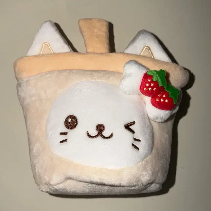 [BUNJANG] NCT WISH Strawberry Bakery Wish Doll Bubble Cat Pouch / 엔시티위시 일본 딸기 베이커리 위시돌 버블냥 파우치 양도