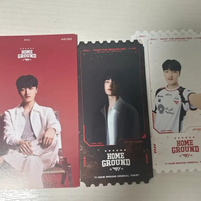 [BUNJANG] T1 Home Ground Phase Postcard Set / 페이즈 3종 엽서+OT T1 HOME GROUND 티원 홈그라운드