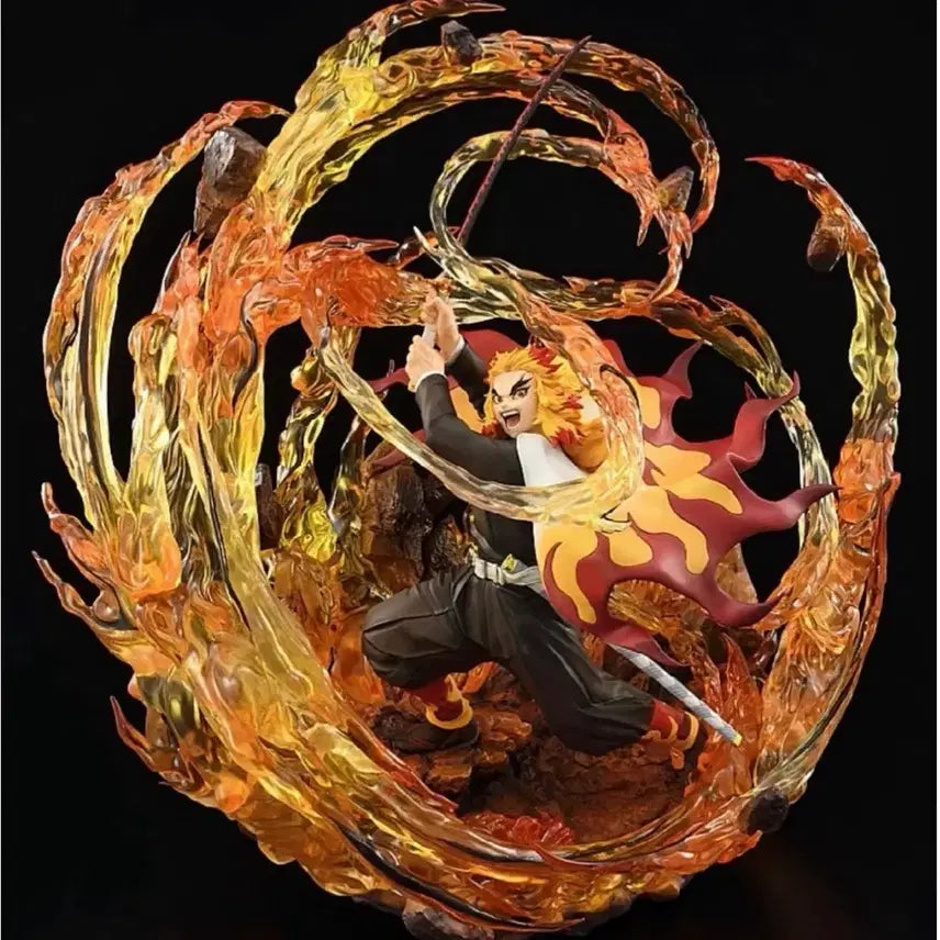 [BUNJANG] Demon Slayer Kyojuro Rengoku DX Ver. Figure / 귀멸의 칼날 벨파인 DX.ver 렌고쿠 피규어