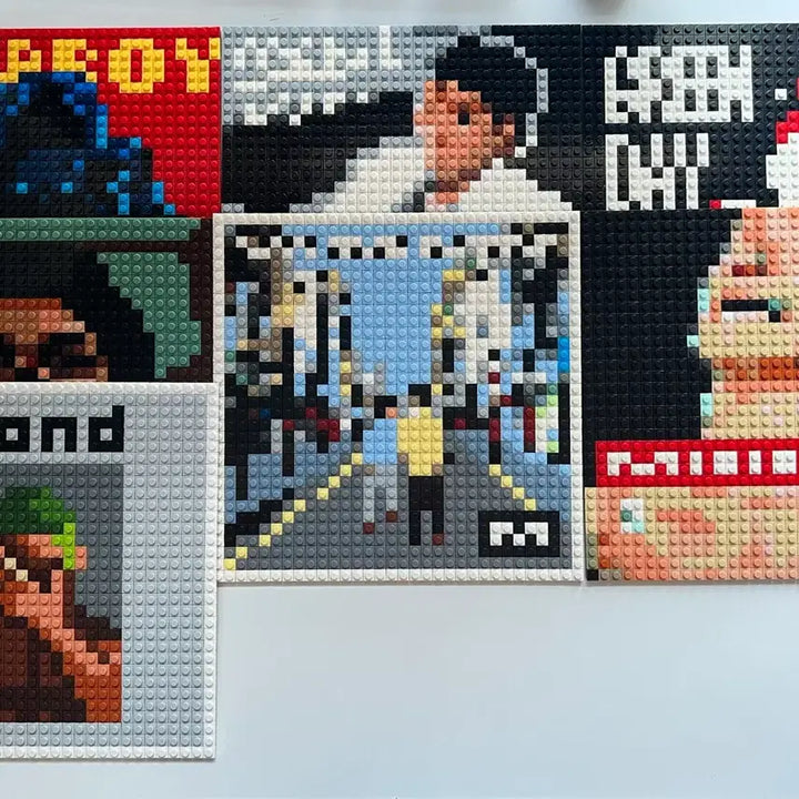 [BUNJANG] Tyler, The Creator IGOR Album Cover Block Mosaic LP / 타일러 더 크리에이터 IGOR 레고 모자이크 앨범 Lp