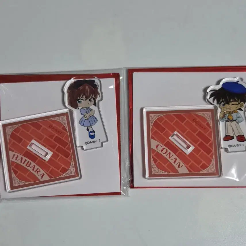 [BUNJANG] Detective Conan Acrylic Stand Set: Conan &amp; Haibara / [세트] 명탐정 코난 아크릴 스탠드 코난 하이바라 코난카페