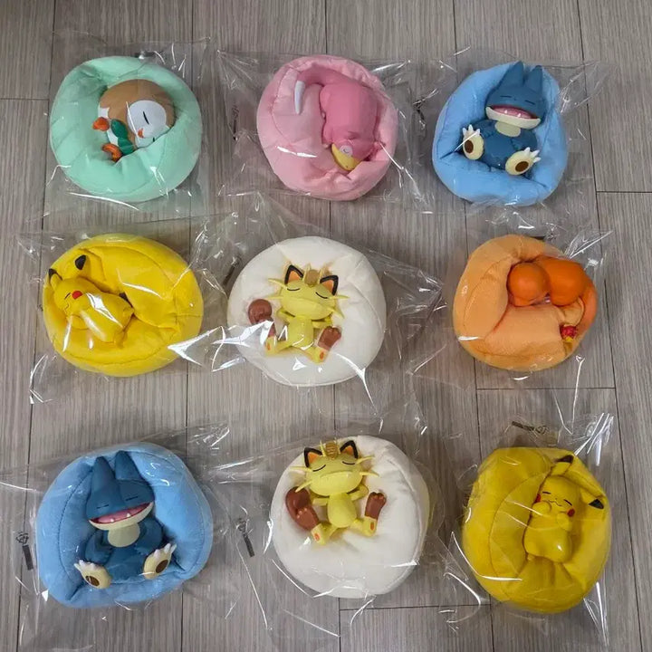 [BUNJANG] Pokemon Sleeping Figures Set (5 Types) / 포켓몬스터 잠자는 피규어 5종