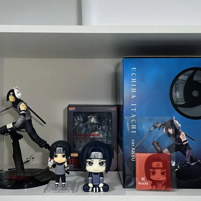 [BUNJANG] Naruto Uchiha Itachi Nendoroid, Look Up, Gem (Ambition) Figure Bundle / (택포)나루토 우치하 이타치넨도로이드룩업gem암부 피규어