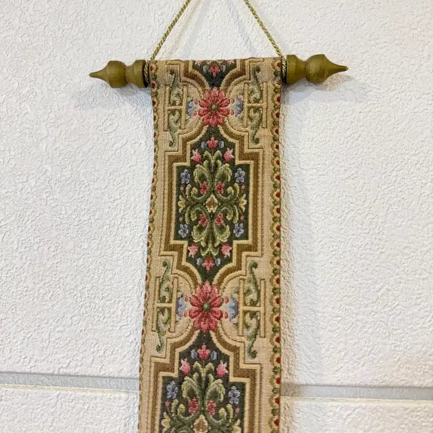 [BUNJANG] Antique German "Bell Pull" Tapestry Wall Hanging / 독일산 앤틱 벨풀 타피스트리 벽걸이 장식