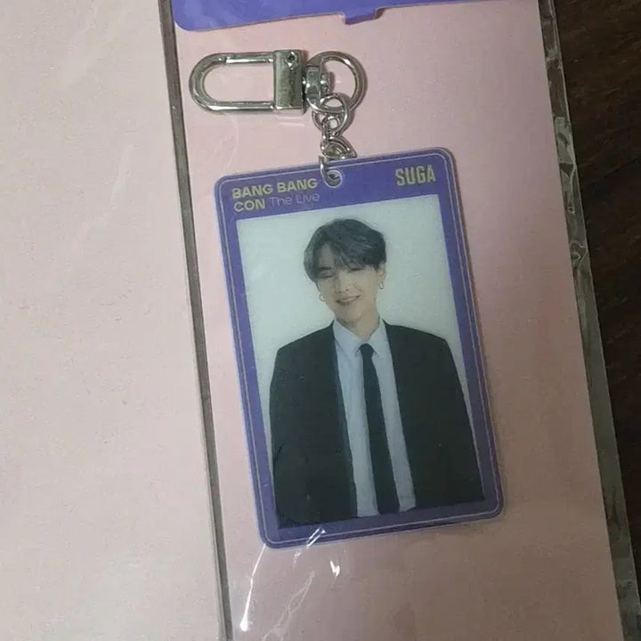 [BUNJANG] Bundle Set Bangbangcon Lenticular Keychain Suga / 일괄 방방콘 포토프롭 렌티큘러 키링 윤기 슈가