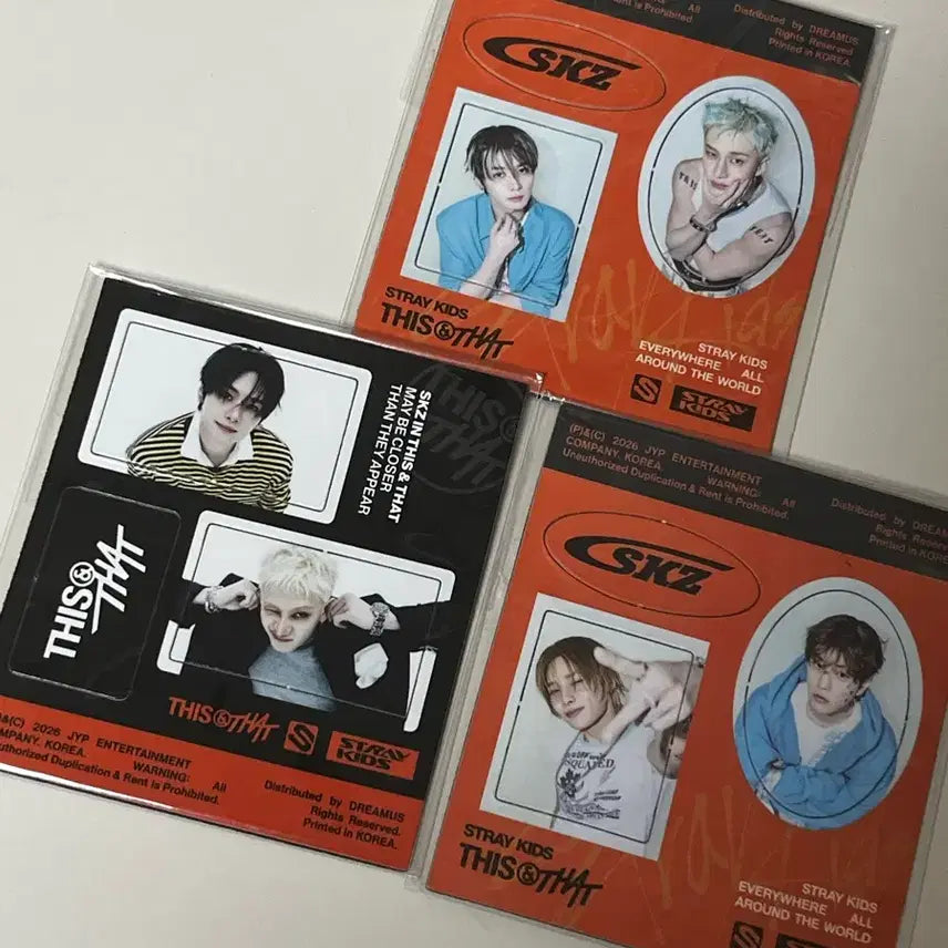 [BUNJANG] Stray Kids DISC&amp;THAT Album Magnet Set / 스트레이키즈 디스앤댓 앨범 마그넷 양도 리노 방찬 승민 아이엔