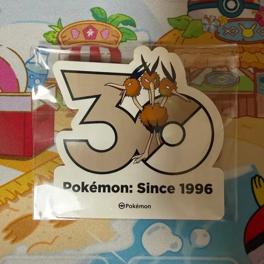 [BUNJANG] Pokemon 30th Anniversary Dodrio Sticker / 포켓몬스터 30주년 스티커 - 두트리오