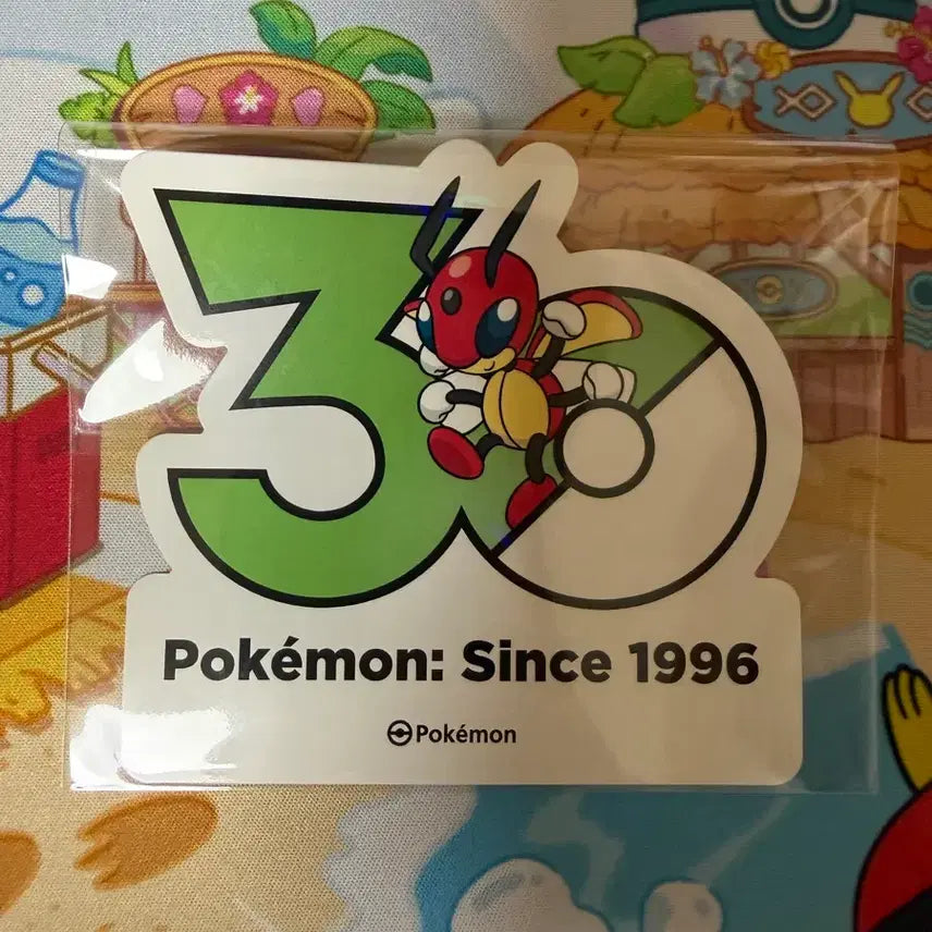 [BUNJANG] Pokemon 30th Anniversary Sticker - Ledyba / 포켓몬스터 30주년 스티커 - 레디안