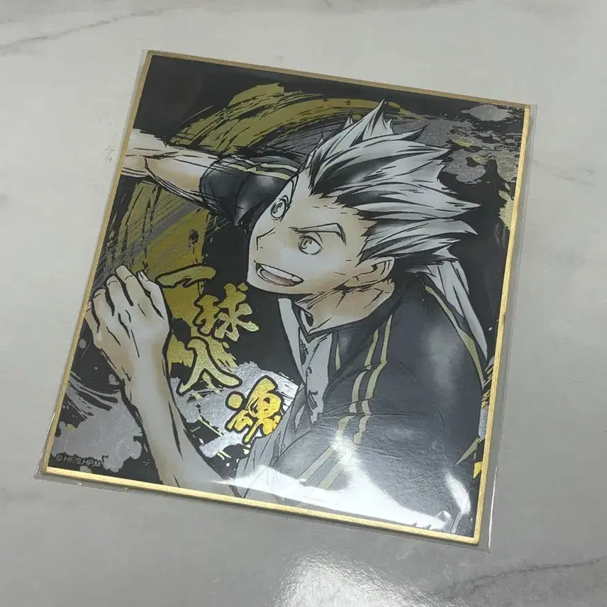 [BUNJANG] Haikyuu Bokuto Shikishi Art Board / 하이큐 보쿠토 색지