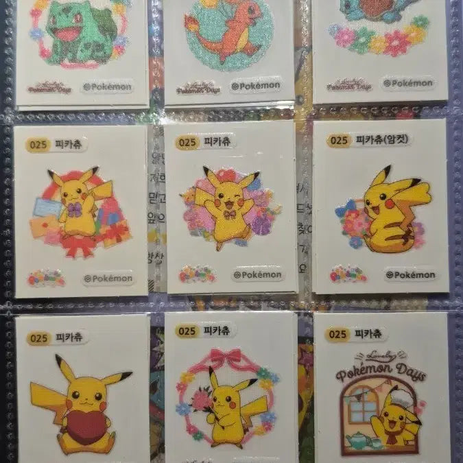 [BUNJANG] Pokemon Bread Stickers Lovely Edition Set / 포켓몬 띠부씰 러블리 30종