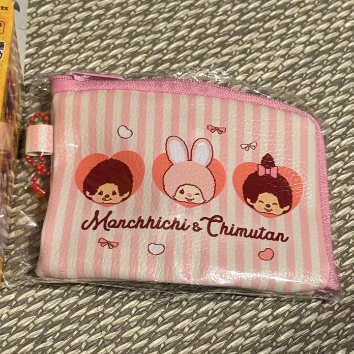 [BUNJANG] Monchhichi Pink Card Holder / 몬치치 지갑 랜덤