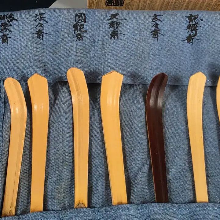[BUNJANG] Vintage Bamboo Tea Scoop Set / 대나무 차칙 세트