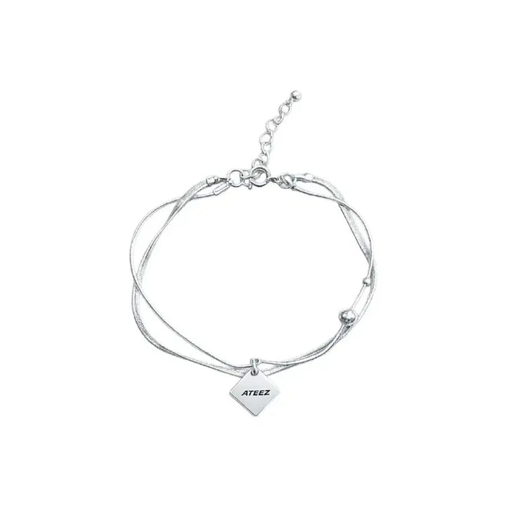 [BUNJANG] ATEEZ Golden Hour Part.5 Silver Bracelet (Sealed) / (미개봉) 에이티즈 실버 팔찌
