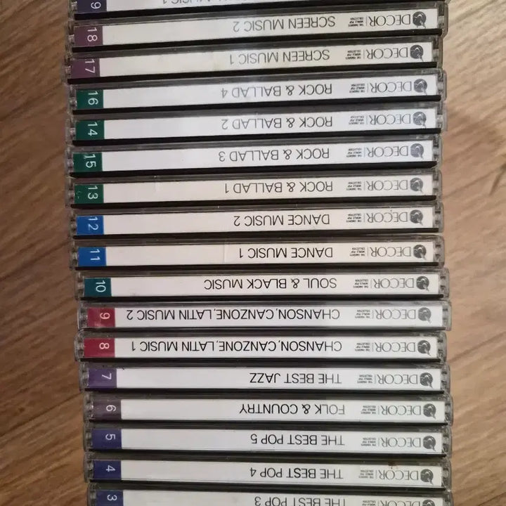 [BUNJANG] DECOR CD Set (Jazz, Classical, Dance, Rock Ballads) - 20 Discs / DECOR CD 세트 팝 / 재즈 / 클래식 / 댄스 / 락 발라드 20장