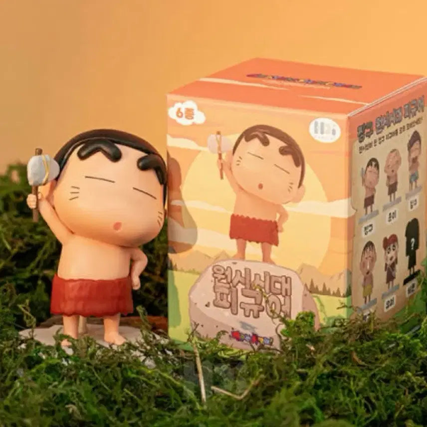 [BUNJANG] Crayon Shin-chan Primitive Era Figure (Shin-chan) / 짱구 원시시대 피규어 (짱구)