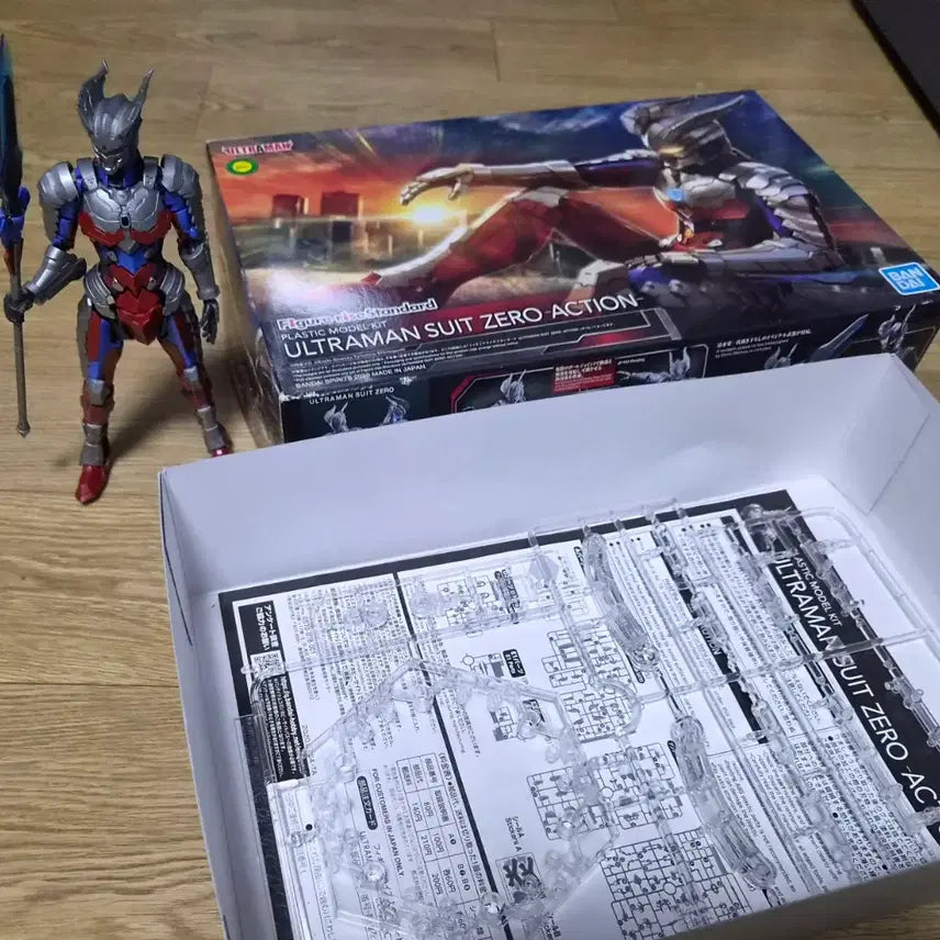 [BUNJANG] Bandai Figure-rise Standard Ultraman Zero Action - Pre-assembled Model Kit / 반다이 피규어라이즈 스탠다드 울트라맨 제로 액션 순조품