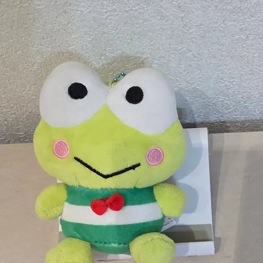 [BUNJANG] Sanrio Kerokerokeroppi Keychain Plush / 캐로캐로캐로피  키링 인형