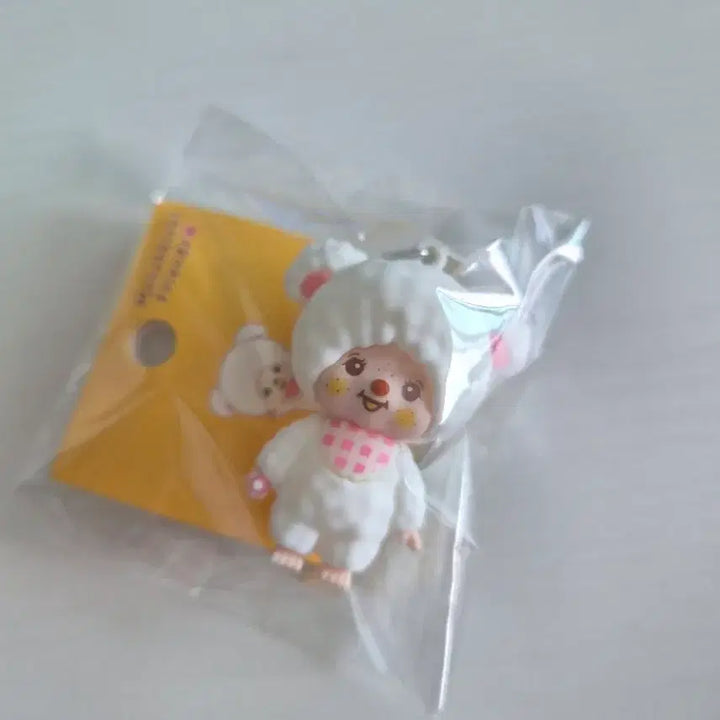 [BUNJANG] Monchhichi Chamu Mascot Keychain / 몬치치 챠무 마스코트 키링