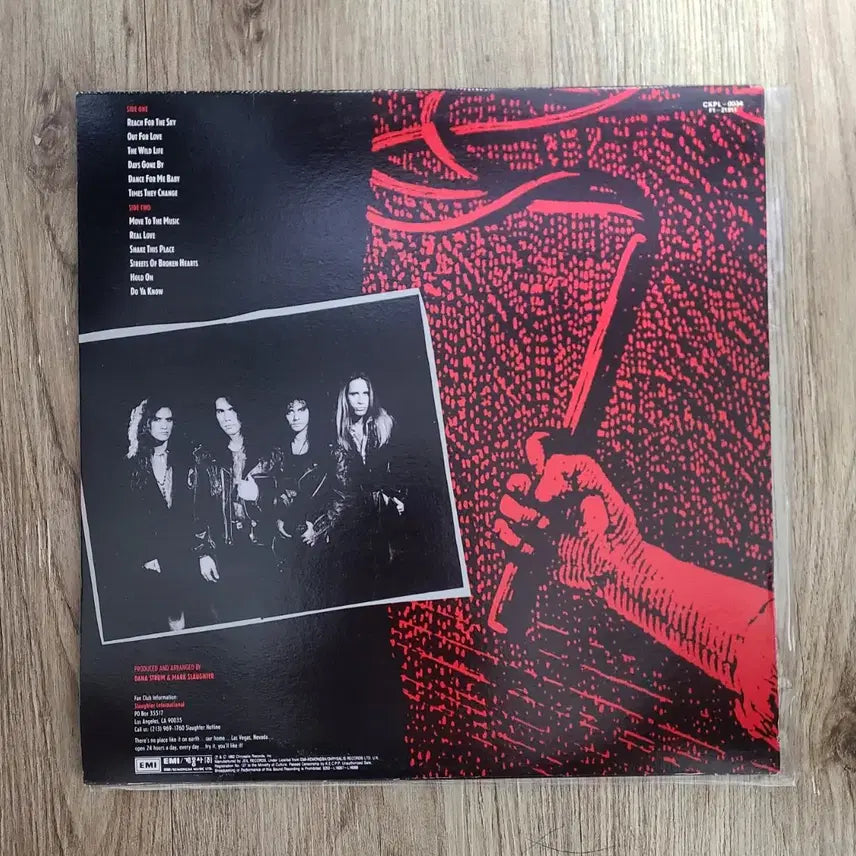 [BUNJANG] Slaughter The Wild Life LP Album / 슬로터 The Wild Life LP 앨범