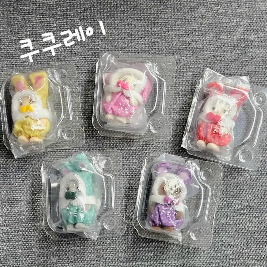 [BUNJANG] Sylvanian Families Blind Bag Colorful Rabbit Bundle Set (5 Types) / 실바니안 블라인드백 컬러풀토끼 5종 일괄