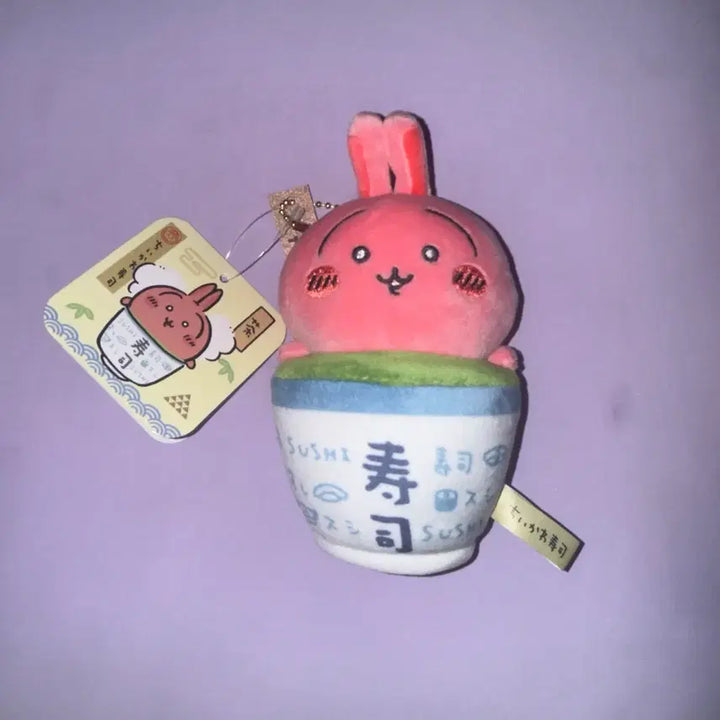 [BUNJANG] Chiikawa Sushi Usagi Plush Mascot / 치이카와 스시 우사기 누이 인형 팝업 마스코트