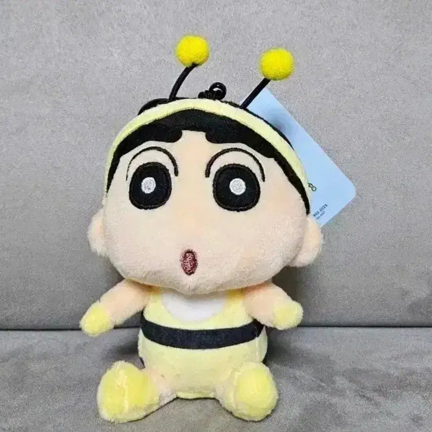 [BUNJANG] Crayon Shin-chan Honey Bee Shin-chan 13cm Keyring Plush / 정품 짱구는못말려 꿀벌 짱구 13cm 키링 인형