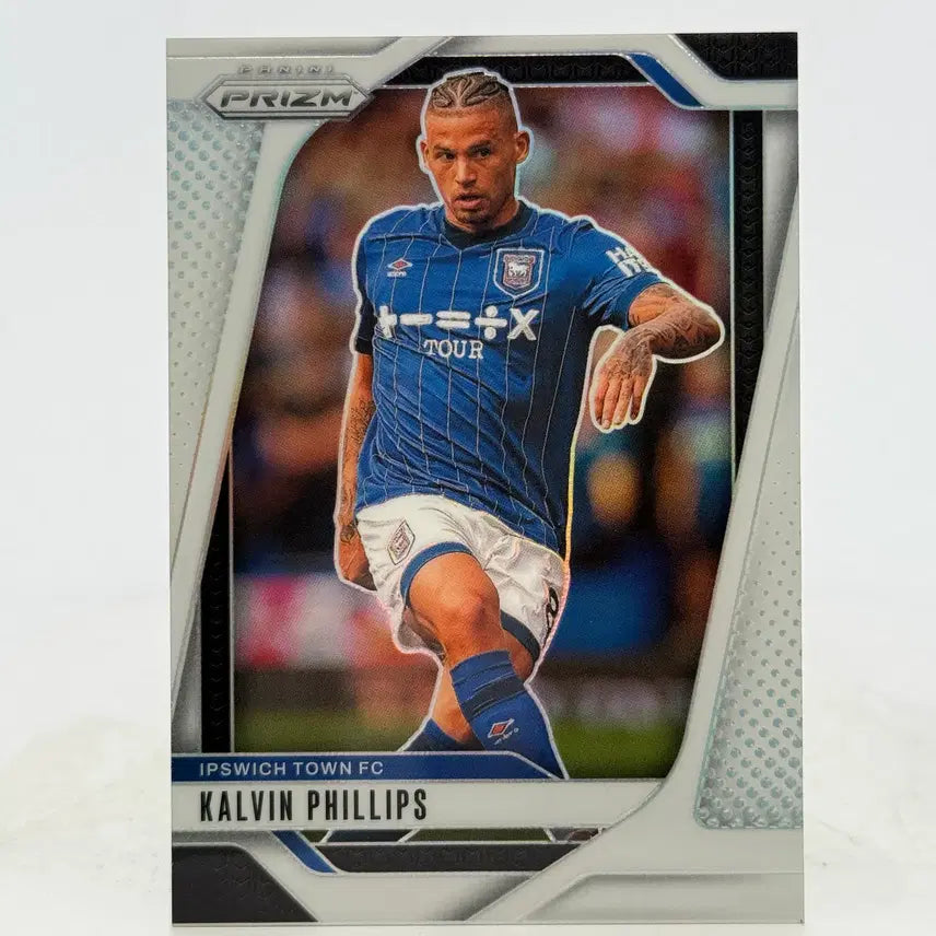 [BUNJANG] Panini 24-25 White Prizm Premier League Soccer Kalvin Phillips Trading Card (Limited Edition 35) / 입스위치 타운 FC 켈빈 필립스 35한정 WHITE PRIZM 24-25