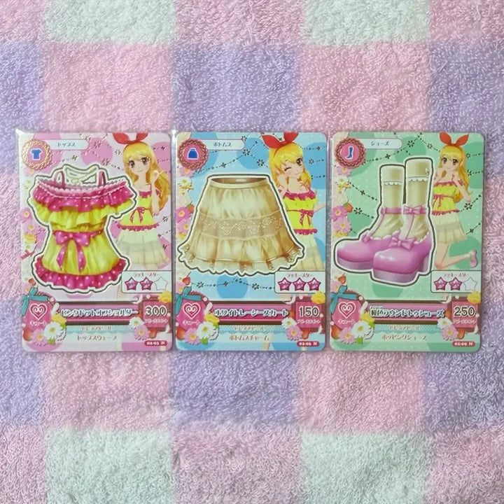 [BUNJANG] Aikatsu! Akari Ichigo Rima Seira Normal Card Bundle Set / 아이카츠 아이엠스타 엔젤리슈가 스윙락 이치고 라임 세이라 노멀카드 일괄