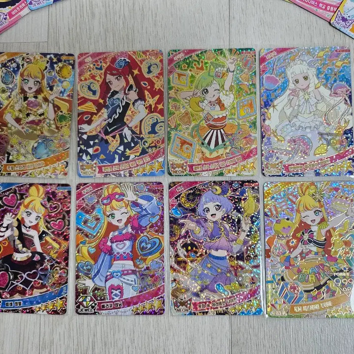 [BUNJANG] Ai-Pri Ring 1st Edition Juriya Jewel, Fever Devil 4-Star Cards Bundle Set / 아이프리 링1탄 주리아 주얼, 피버데빌 등 4성 8장 판매