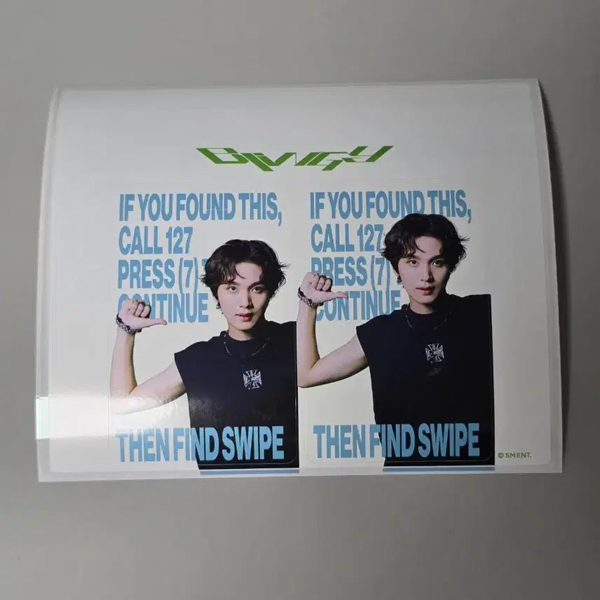 [BUNJANG] NCT 127 Haechan Blingy Popup Card Cover Sticker / 엔시티 127 블링이 팝업 해찬 카드 커버 스티커