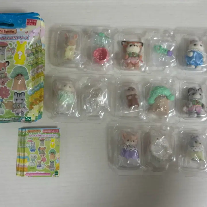 [BUNJANG] Sylvanian Families Blind Bag Flower Garden Full Set (8 Types) / 실바니안 블라인드백 꽃밭 8종 풀세트 미개봉