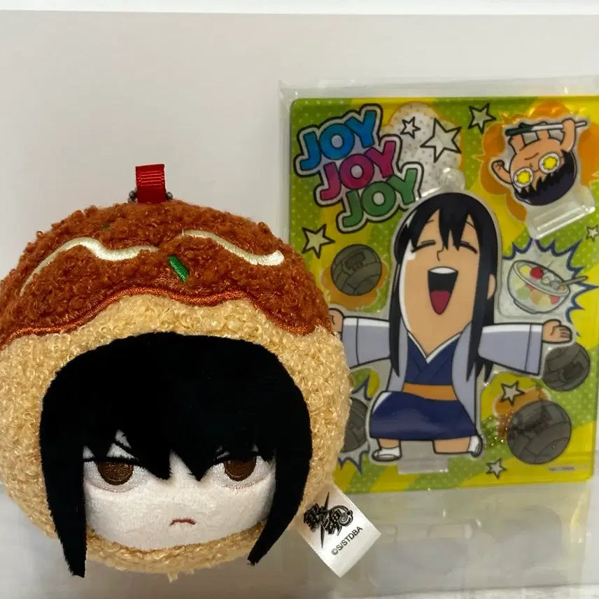 [BUNJANG] Gintama Katsura Kotaro Takoyaki Plush + Bukubu Acrylic Bundle / 은혼 카츠라 코타로 웨차이 상하이팝업 타코야끼 누이 + 부쿠부 아크릴 일괄판매