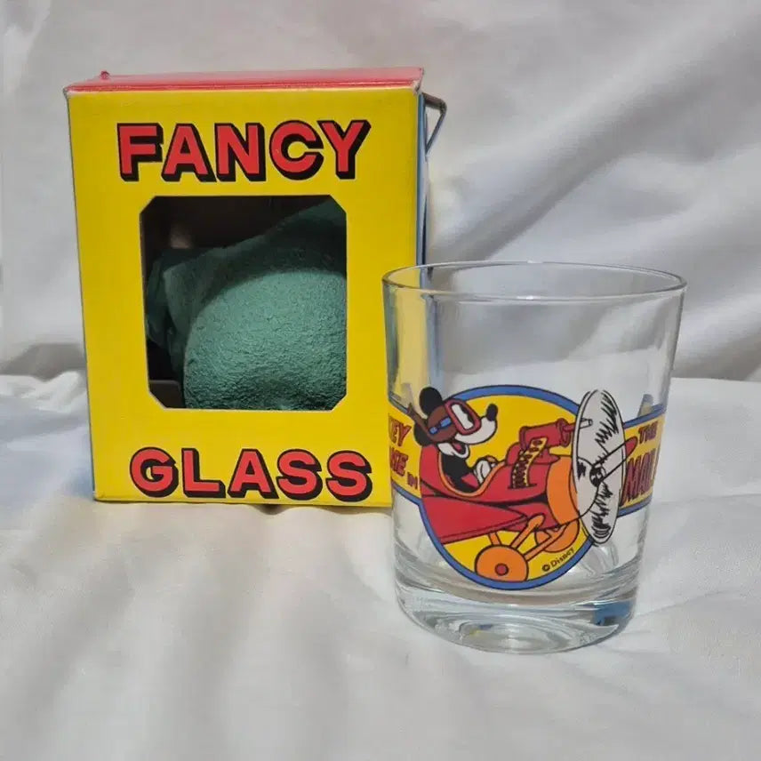 [BUNJANG] Disney Vintage Mickey Mouse Fancy Glass / 디즈니 빈티지 미키마우스 팬시 글라스