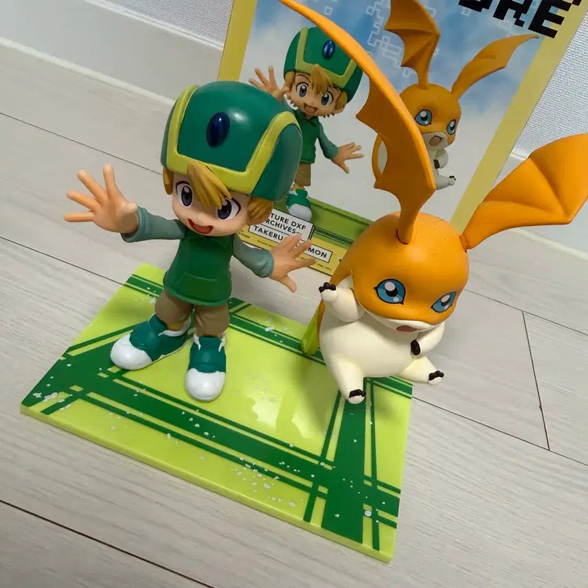 [BUNJANG] Digimon Adventure Takeru &amp; Tailmon, Takeru &amp; Terriermon Figure Set / 디지몬 어드벤처 피규어 리키&amp;파닥몬, 타케루 &amp; 테리어몬