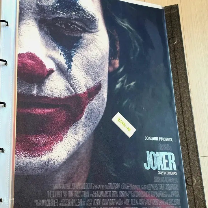 [BUNJANG] Joker (2019) Special Effect A3 Poster / [전용박스포장]영화 조커 후가공 특전 포스터(A3)
