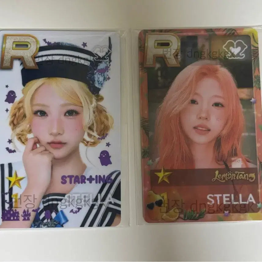 [BUNJANG] HatsUhatz Stella Lucky Draw Photocard / 하투하 스텔라 슈스엠 양도 레몬탱 하츠투하츠 / 분철 포카 럭드 양도