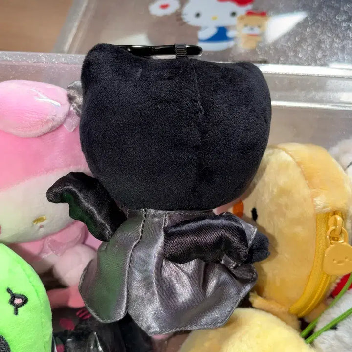 [BUNJANG] Hello Kitty Black Angel Mascot Doll Keyring / 키티 블랙엔젤 마스코트 인형키링