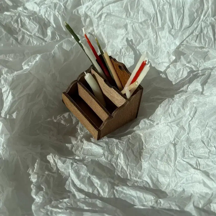 [BUNJANG] Vintage Miniature Wood Rack / 빈티지 미니어처 우드 랙