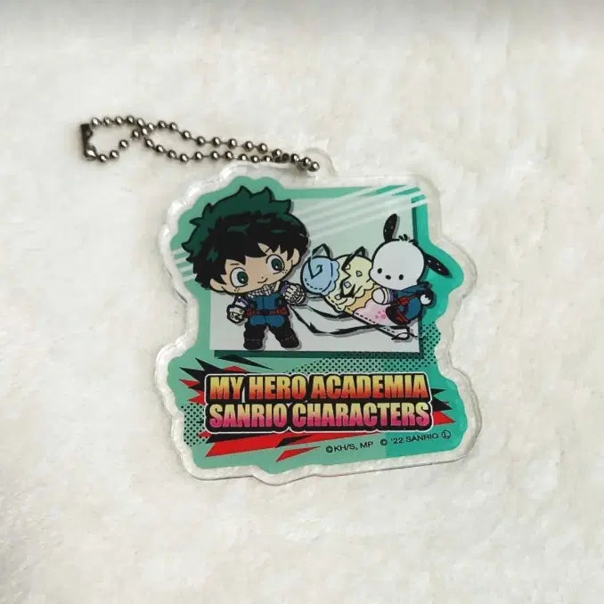 [BUNJANG] My Hero Academia x Sanrio Acrylic Keyring / 나히아 x 산리오 아크릴 키링 히로아카