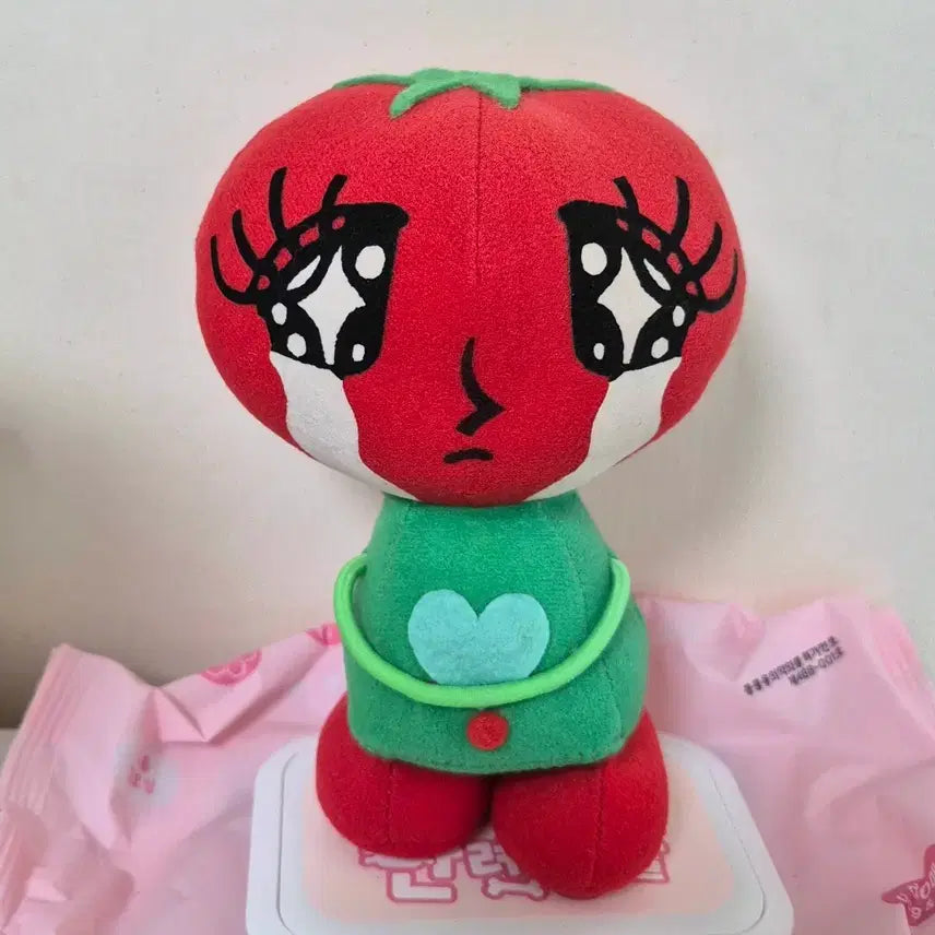 [BUNJANG] Vintage Tomato &amp; Strawberry Girl Doll / 고전 빈티지 토마토짱 딸기 소녀 인형