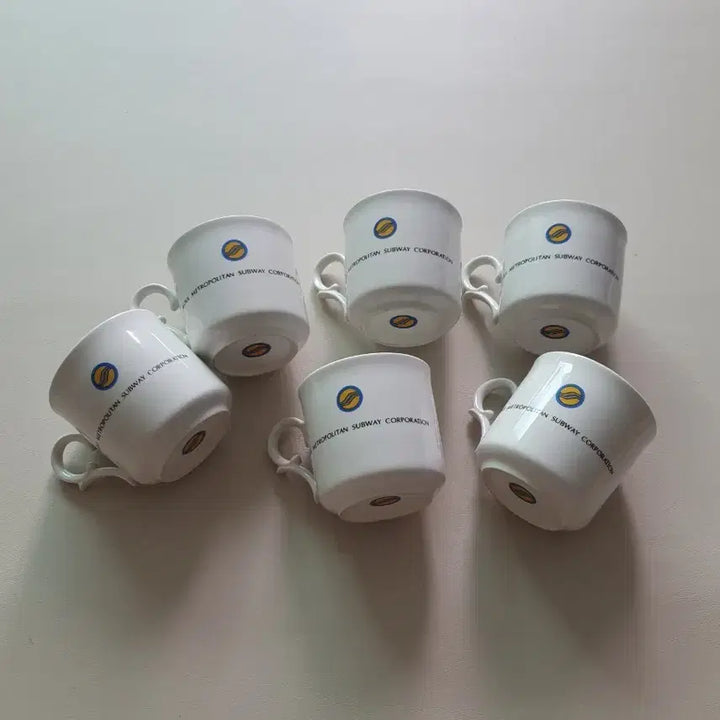[BUNJANG] Metropolitan Subway Mug Set (4 Pieces) / 메트로폴리탄 서브웨이(지하철)머그컵 4개 세트