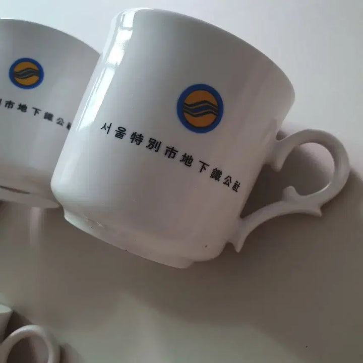 [BUNJANG] Metropolitan Subway Mug Set (4 Pieces) / 메트로폴리탄 서브웨이(지하철)머그컵 4개 세트