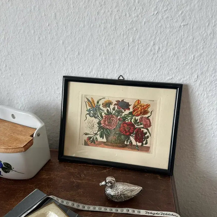 [BUNJANG] Vintage Floral Frame (Germany) / 독일)빈티지 플로랄 액자