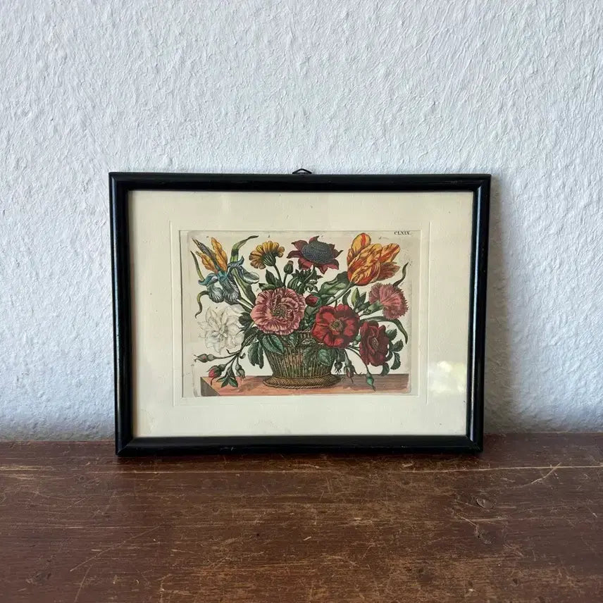 [BUNJANG] Vintage Floral Frame (Germany) / 독일)빈티지 플로랄 액자