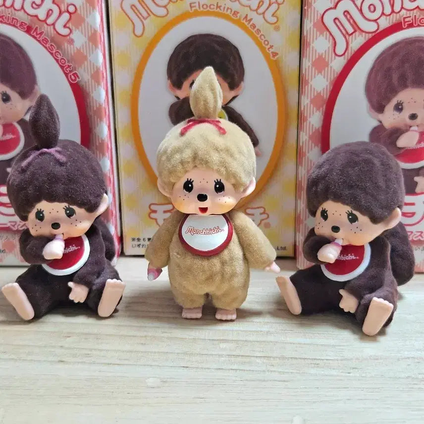 [BUNJANG] Monchhichi Floki Mascot Bundle Set / (일괄)몬치치 플로키 마스코트