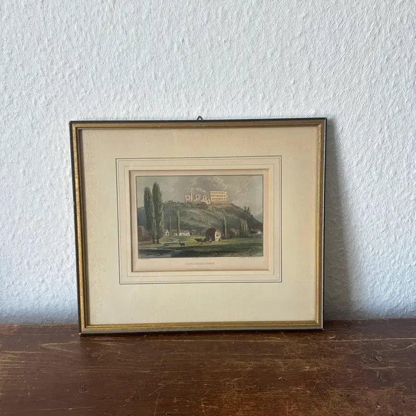 [BUNJANG] Alt Leiningen Vintage Landscape Framed Print / 독일)빈티지 Alt Leiningen 풍경액자