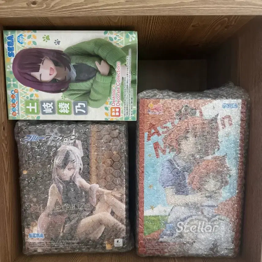 [BUNJANG] Sealed Anime Girl Figure 3-Figure Bundle Set / 미개봉))미소녀 피규어 3종 일괄
